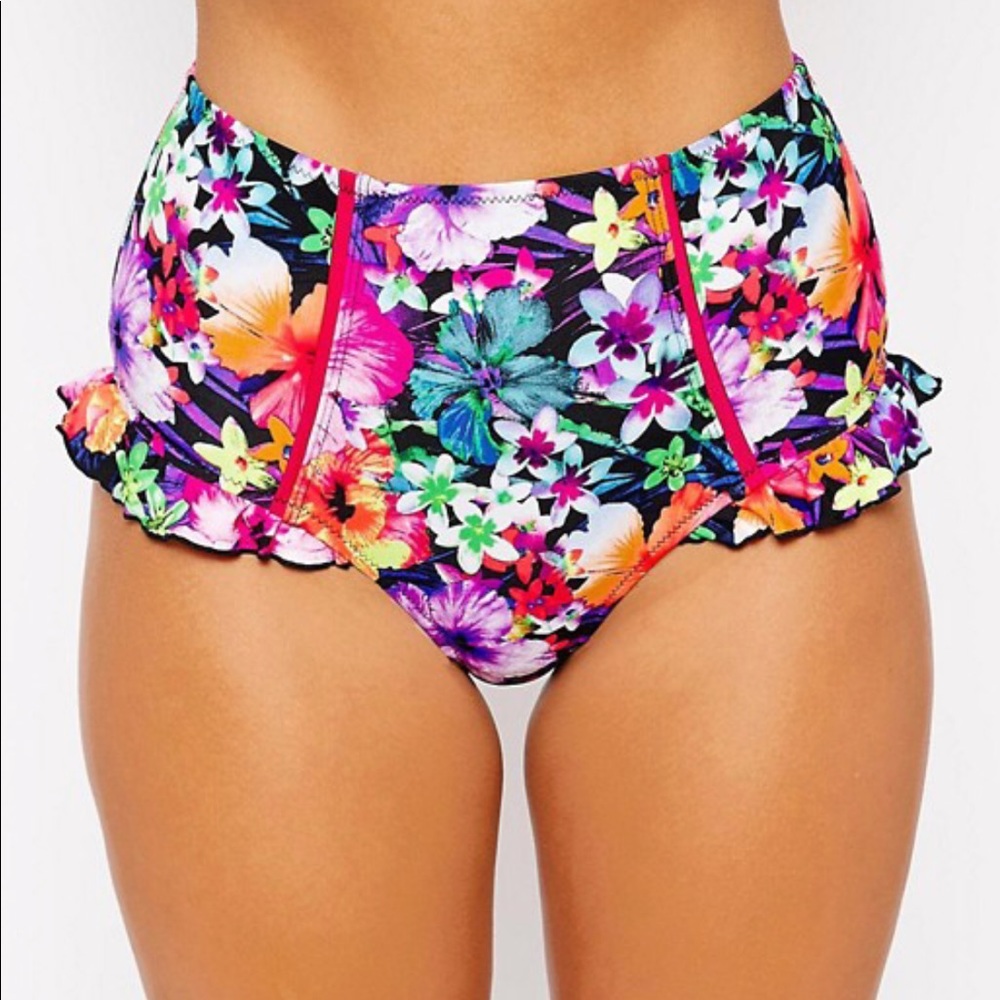 Pour Moi Polynesia Deep Brief Bikini Bottom